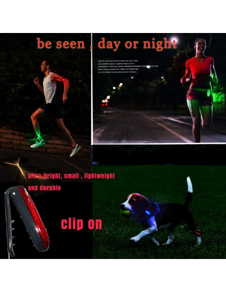 Luz Trasera LED Constefire - Paquete de 4, Impermeable, 3 Modos