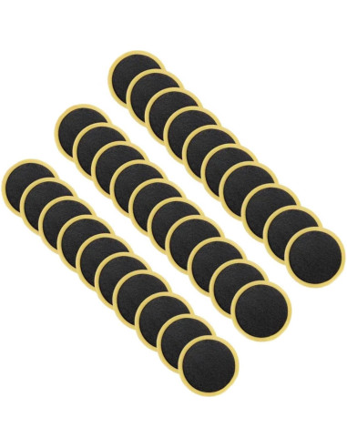 30 Piezas Parche de Punción Labriciyon para Neumáticos de Bicicleta