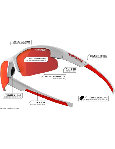Gafas de sol Tifosi ShutOut - Lente Ahumado, ligeras y cómodas