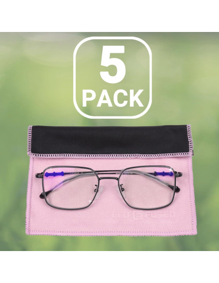 Paños de limpieza Eco-Fused 5 unidades 16.7x15.7cm Rosa