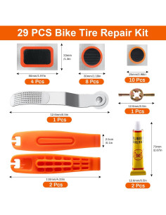 Kit de Reparación de Neumáticos de Bicicleta B2Jiu 29 Piezas 2