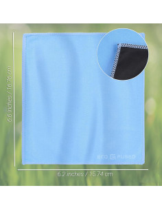 Paños de limpieza Eco-Fused 10 unidades microfibra 16.7x15.7cm 2