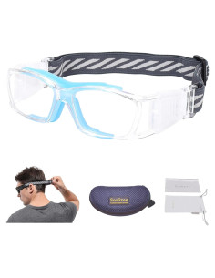 Gafas de baloncesto PC Azul - Protección alta impacto