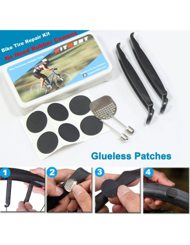 Kit de Herramientas para Bicicletas Kitbest 16 en 1 con Bomba 120 PSI