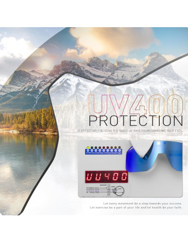 Gafas de Ciclismo SCVCN DZ-S62 UV400 Lentes de Policarbonato