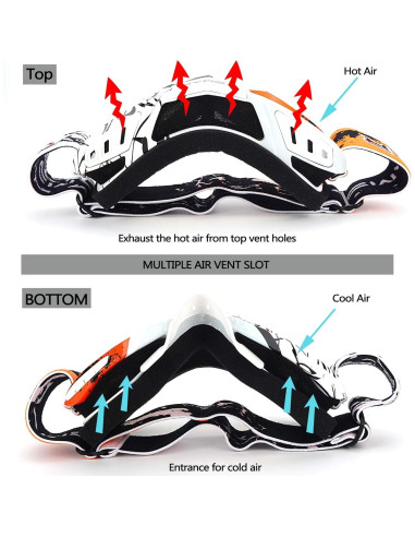 Gafas de Motocross Ubelly S218 Antivaho y Ajustables