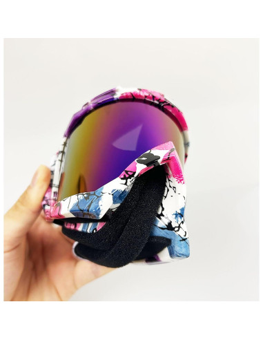 Gafas de Moto XYOP ATV Ajustables Anti-empañamiento 2 Pzs