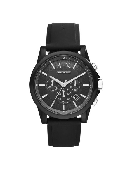 Reloj Cronógrafo Armani Exchange Hombre Correa Silicona 44mm