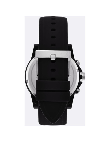 Reloj Cronógrafo Armani Exchange Hombre Correa Silicona 44mm