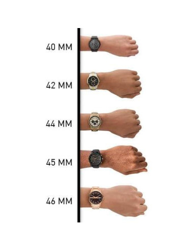 Reloj Cronógrafo Armani Exchange Hombre Correa Silicona 44mm