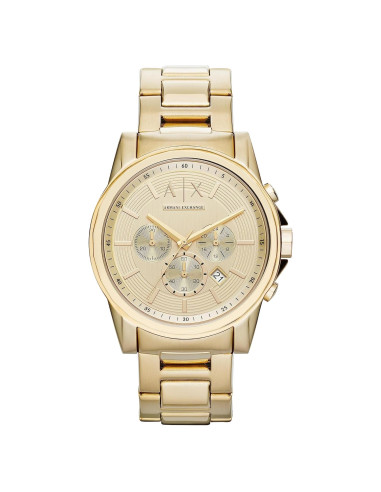 Reloj Cronógrafo AX Armani Exchange 44mm Dorado Acero