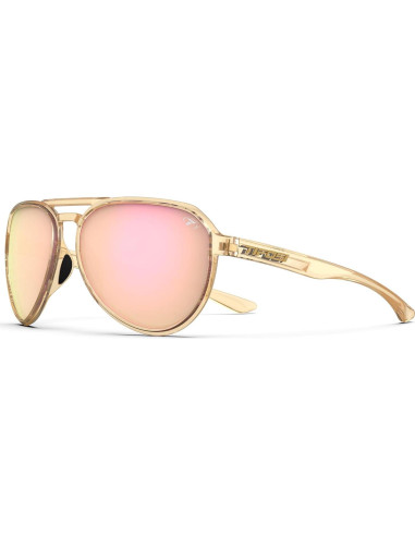 Gafas de sol Selca Tangle Free Unisex Marrón Espejo Rosa