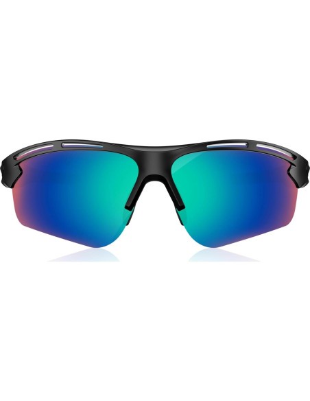 Gafas de sol deportivas Rosemal 7253 UV400 TR90 Verde