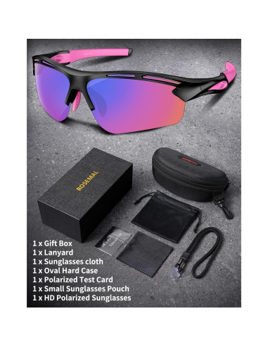 Gafas de sol deportivas Rosemal 7253 polarizadas UV400