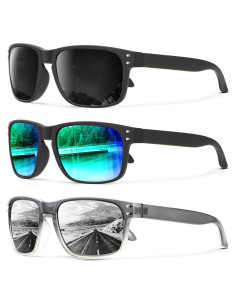 Gafas de Sol Polarizadas KALIYADI 3 Paquete UV Protección