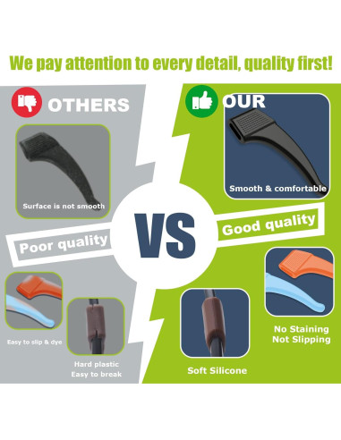 Ganchos de oreja antideslizantes SMARTTOP 16 pares silicona