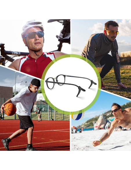 Ganchos de oreja antideslizantes SMARTTOP 16 pares silicona