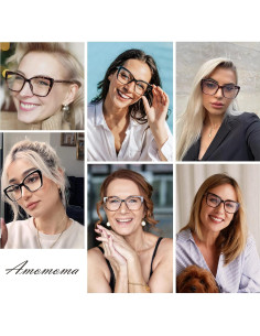 Gafas de Lectura Amomoma Anti Luz Azul Oversized 2