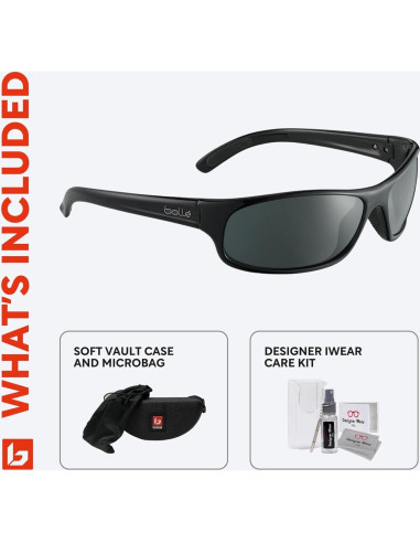 Gafas de Sol Bollé Anaconda 64mm Polarizadas + Kit iWear