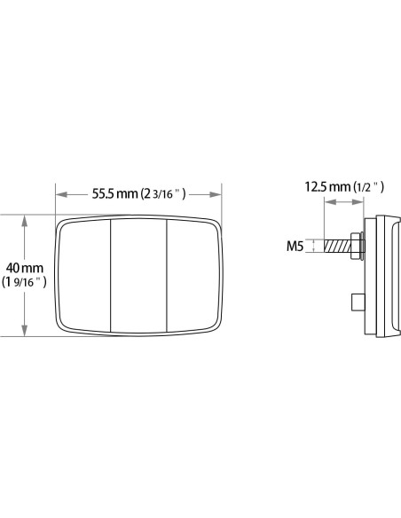 Reflector de Manillar para Bicicleta DEMY - Alta Visibilidad