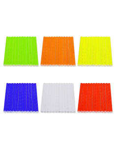 72 Piezas Reflectores de Radios de Bicicleta KALIONE 7.5 cm