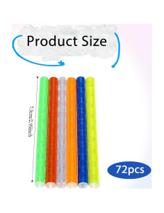 72 Piezas Reflectores de Radios de Bicicleta KALIONE 7.5 cm 2