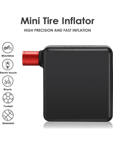 Mini Bomba de Aire Eléctrica LISIXLIUYI 150 PSI Portátil