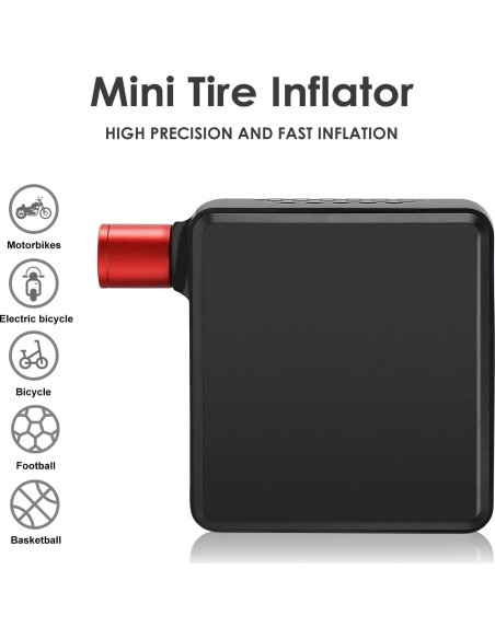 Mini Bomba de Aire Eléctrica LISIXLIUYI 150 PSI Portátil