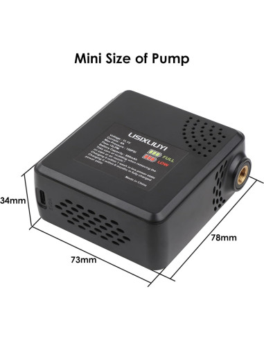 Mini Bomba de Aire Eléctrica LISIXLIUYI 150 PSI Portátil