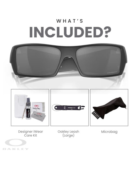 Gafas de sol Oakley Gascan para hombres + Correa + Kit iWear