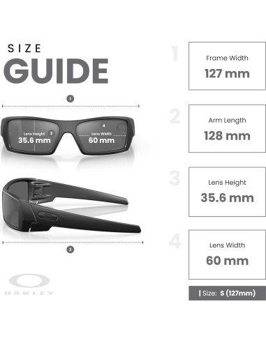 Gafas de sol Oakley Gascan para hombres + Correa + Kit iWear