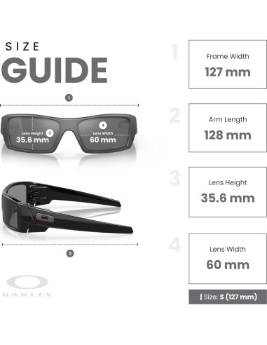 Gafas de sol Oakley Gascan para hombres + Correa + Kit iWear