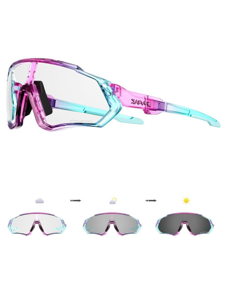 Gafas de Ciclismo KAPVOE Fotoquímicas UV400 para MTB