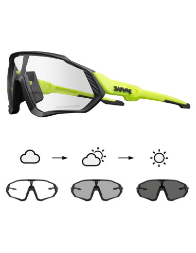 Gafas de Ciclismo KAPVOE Fotoquímicas UV400 para MTB