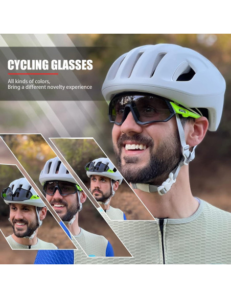 Gafas de Ciclismo KAPVOE Fotoquímicas UV400 para MTB