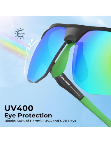Gafas de sol polarizadas KastKing Tenmile UV protección