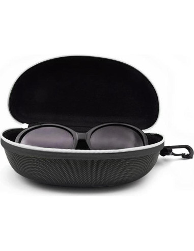 Estuche rígido para gafas de sol 3 piezas Plateado