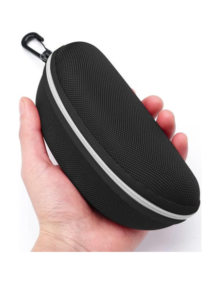 Estuche rígido para gafas de sol 3 piezas Plateado