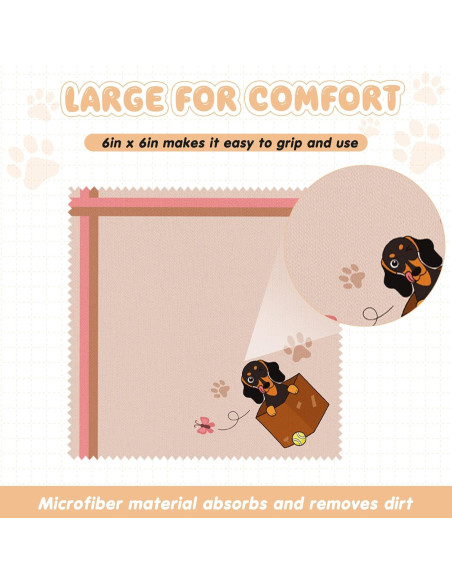 Paños de Limpieza Weewooday 18 Piezas Microfibra 15x15cm