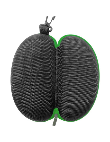 Estuche de Gafas Duro EVA Verde 3 Piezas con Cremallera