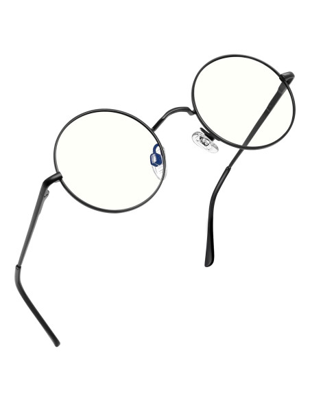 Gafas de sol redondas Joopin UV400 polarizadas negras