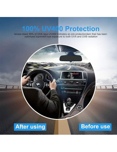 Gafas de sol deportivas PUKCLAR polarizadas UV400 63mm