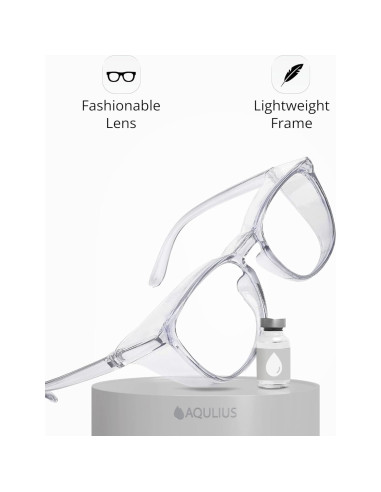 Gafas de Seguridad Aqulius 2 Pack Elegantes Resistentes a Rayones