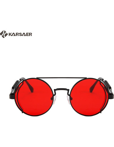 Gafas de sol Karsaer Steampunk Redondas Metal Océano