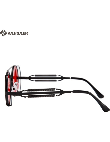 Gafas de sol Karsaer Steampunk Redondas Metal Océano