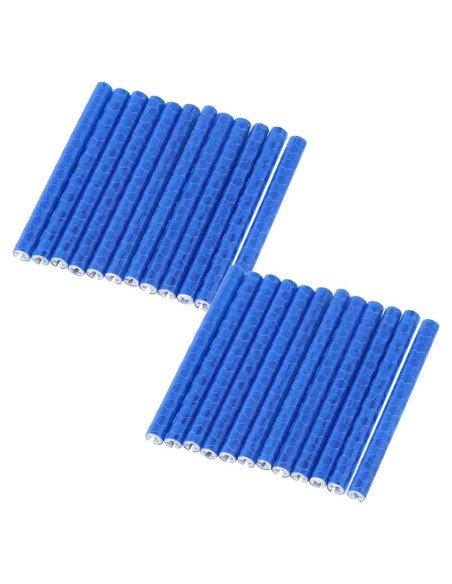 24 Clips Reflectores Coloridos Keenso para Ruedas de Bicicleta