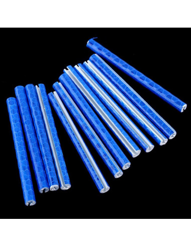 24 Clips Reflectores Coloridos Keenso para Ruedas de Bicicleta