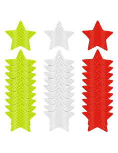 30 Calcomanías Reflectantes Estrella Abeillo - 6 cm