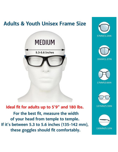 Gafas de Protección Deportiva Blue Cut Fotocromáticas Verde