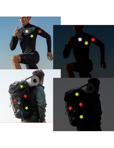 30 Calcomanías Reflectantes Estrella Abeillo - 6 cm